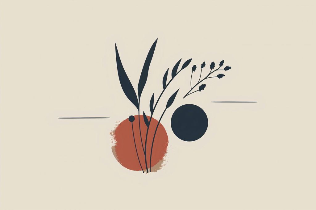 Plakat 30x20cm Botanische Farbe