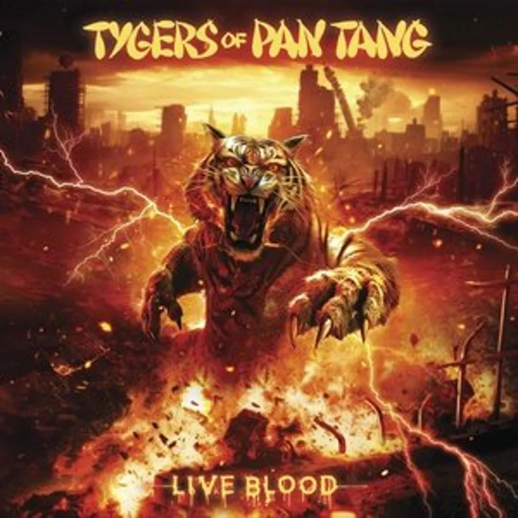 Album Tygers Of Pan Tang Live Blood Idéal pour Fans de Hard Rock Anglais