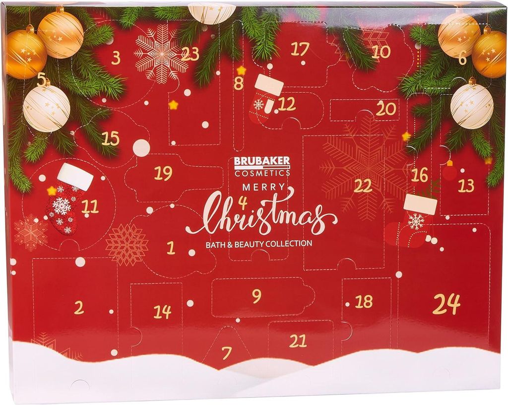 Beauty Adventskalender 2025 für Frauen – XXL Wellness Weihnachtskalender mit 24 Körperpflege-Produkten & Spa Accessoires – Pflege, Entspannun...