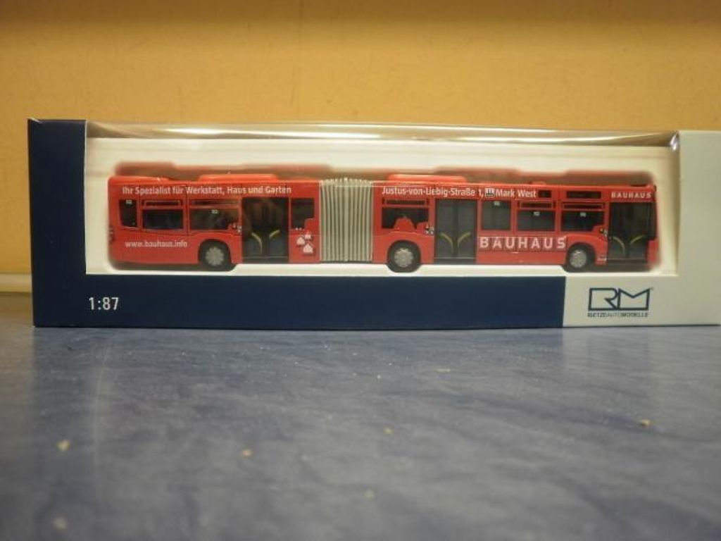 Rietze Gelenkbus MB O 530G´15 Omnibusverkehr Kocher Bauhaus Produktbild 