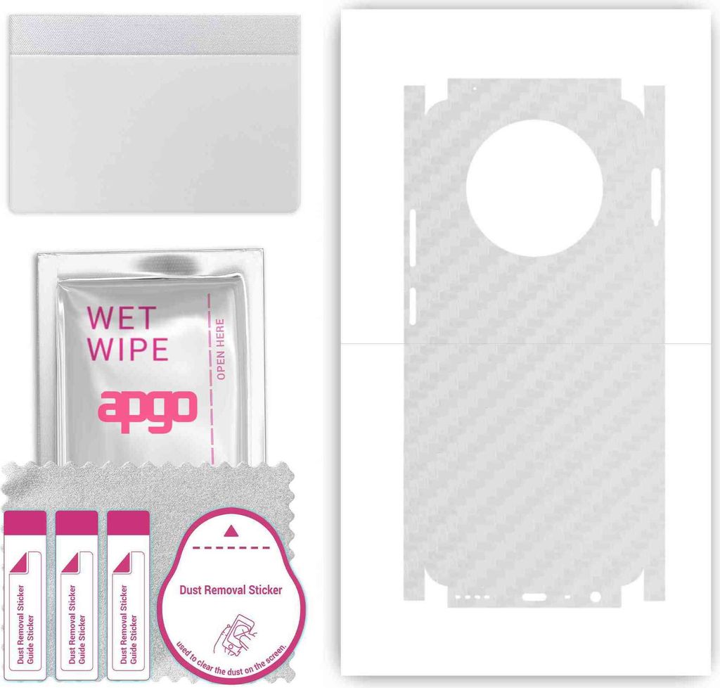 apgo Rückseite + Seiten Schutzfolie, Skin, kompatibel mit Realme Narzo 60 5G, Hinten Displayschutzfolie aus Vinylfolie, kratzfest, einfache Montag...