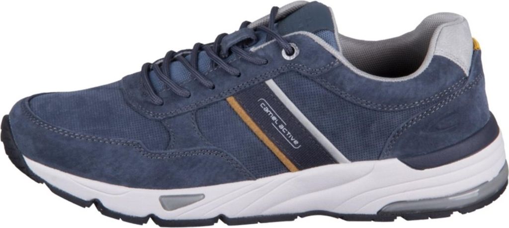camel active URBAN Herrenschuhe - bequeme Schnür Halbschuhe blau NEU