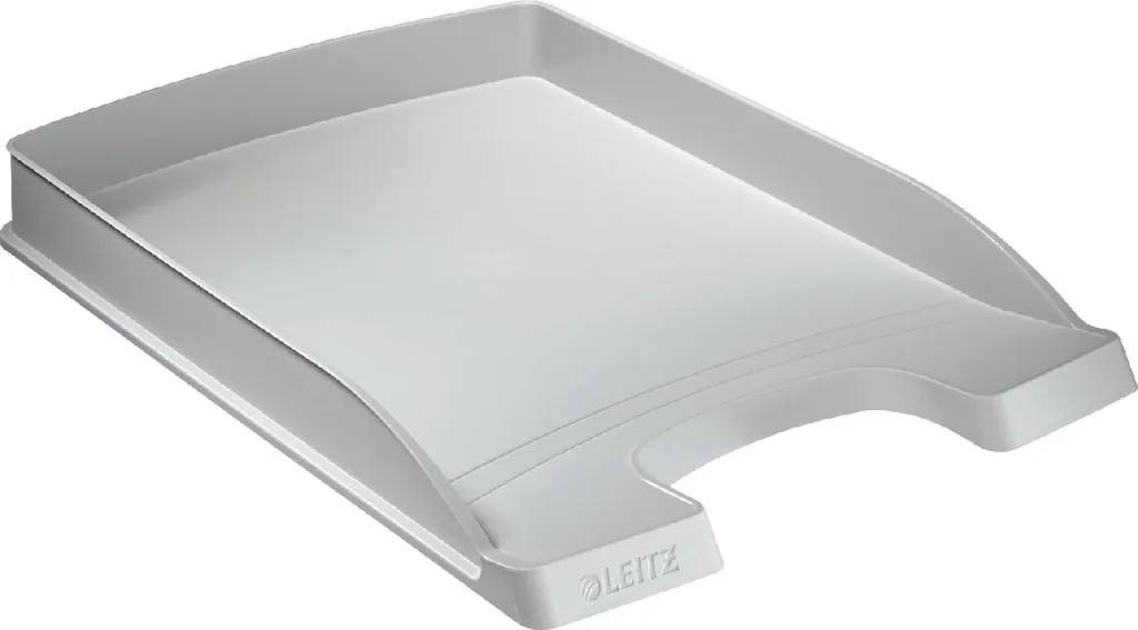 Fini le désordre avec la corbeille à courrier Leitz Plus A4 grise solide