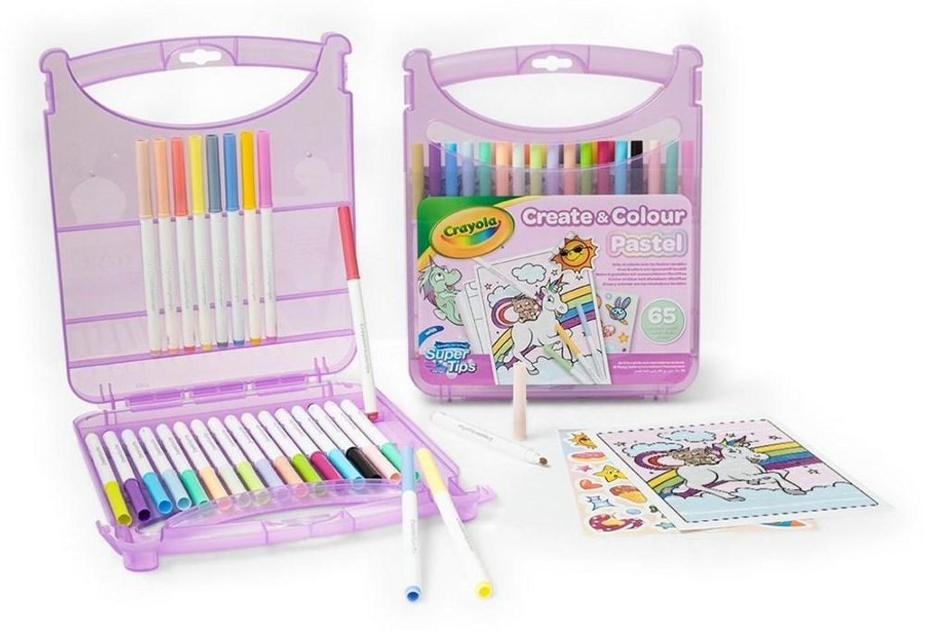 Crayola Kreativ Bastelset Pastellfarben - Malspaß für Produktbild 