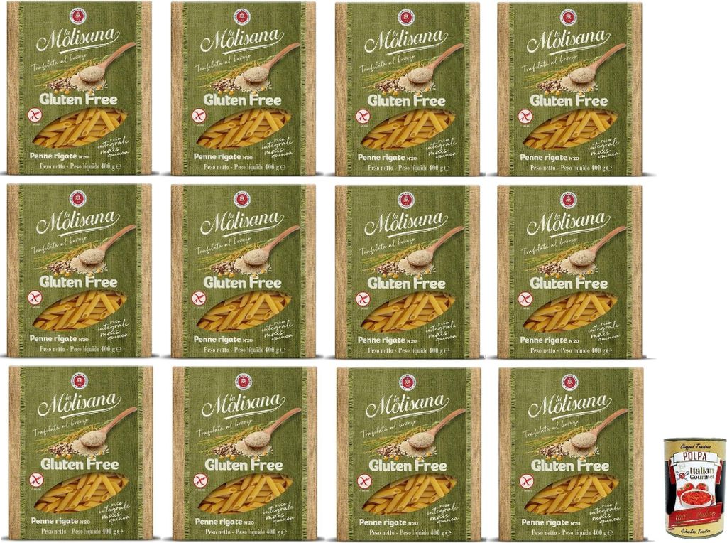 La Molisana, Penne Rigate n. 20 Senza Glutine, Nudeln Produktbild 