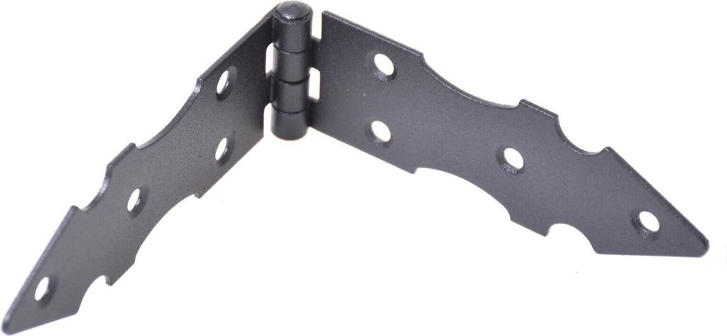 Aqbau Kistenband 32x200mm Kistenbänder Tischband Tischbänder Scharniere Schwarz