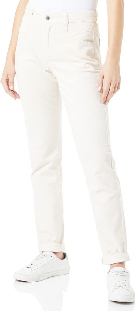 28132 S. Oliver, Comfort Chino, Damen Jeans Hose, Cordstretch, beige, D 42 W 32 L 30