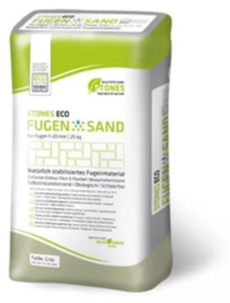 STONES ECO FUGENSAND 1-20 mm grau 25 kg 25kg Produktbild 