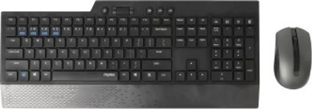 Rapoo 8200T Ensemble Clavier et Souris Sans Fil Multimode Noir QWERTY US