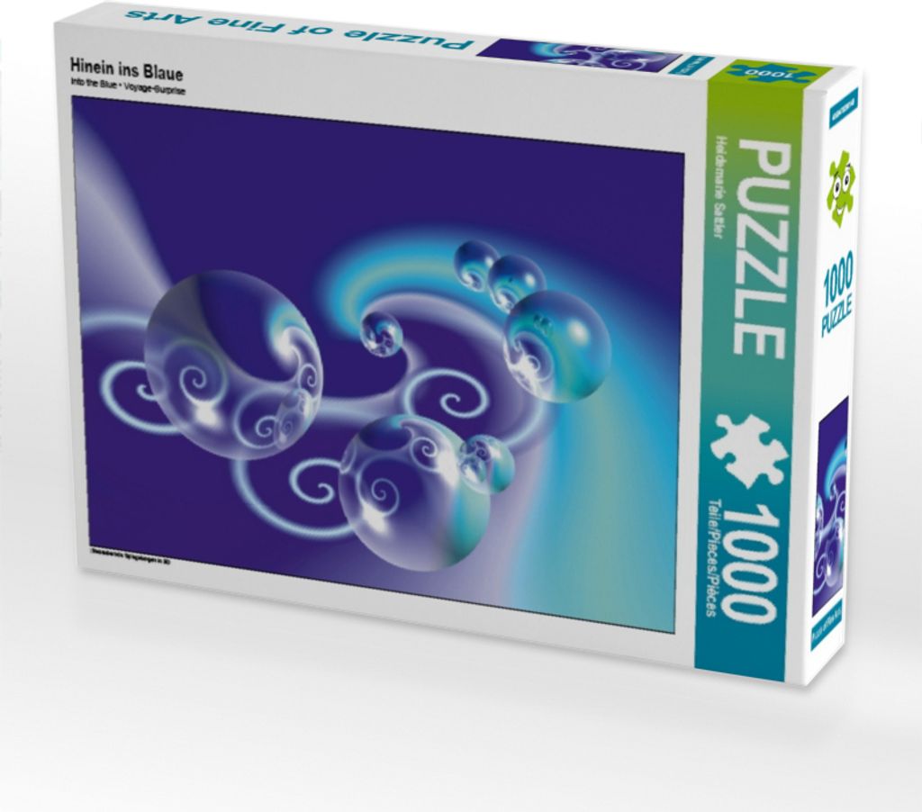 Calvendo Hinein ins Blaue 1000 Teile Puzzle quer 640x480mm, Sattler Heidemarie; 7410317