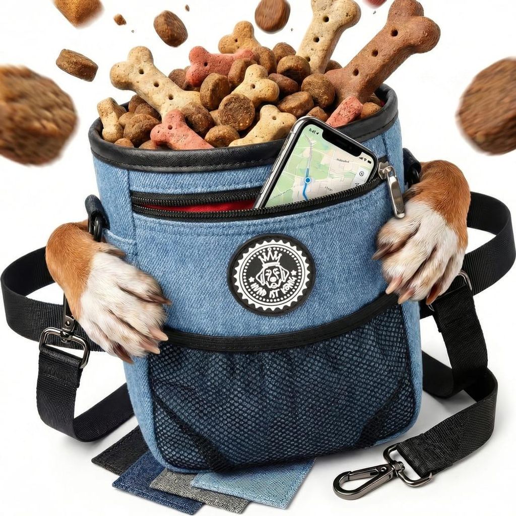 HUND IST KÖNIG prémiové vrecko na pochúťky pre psov - Obrázok produktu 