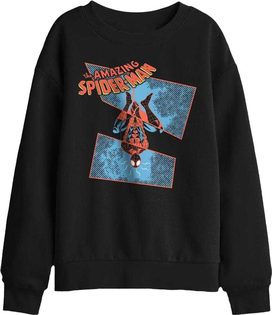 Spider-Man - "Spidey Senses Tingling" Sweatshirt für Kinder TV29887 (152-158) (Schwarz)