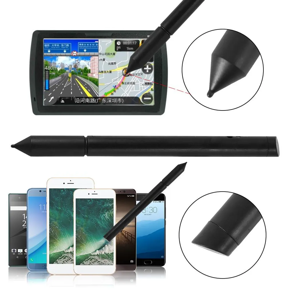 Stylet 2 en 1 à pointe fine pour iPad et iPhone écran tactile capacitif - 5