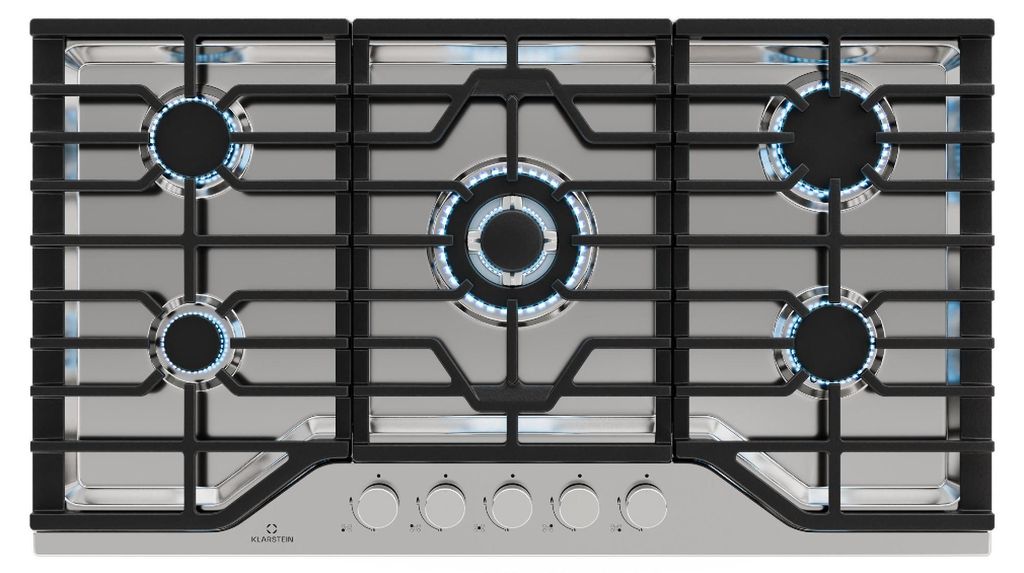 Klarstein Plynová varná deska Turbocast, 304 nerezová ocel, Obrázek produktu 
