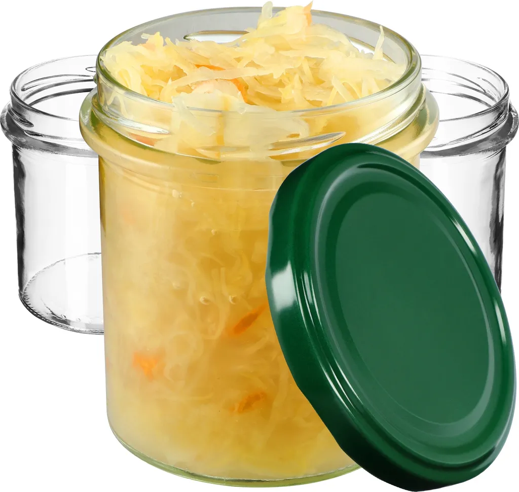 Barattoli in Vetro KADAX 350ml fi82mm - Vasetti Riutilizzabili per Miele