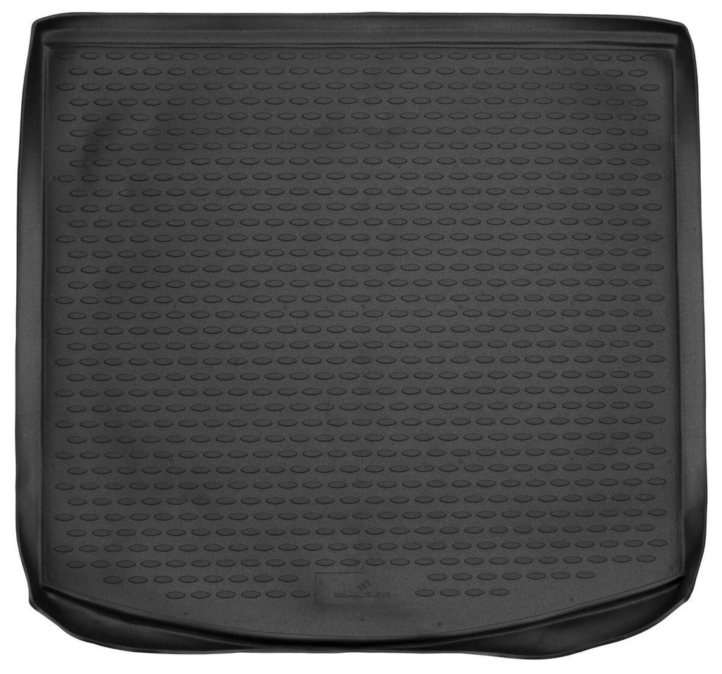 WALSER XTR Kofferraumwanne für VW Touran 5-Sitzer 2003-2015, 100% passgenaue Antirutschmatte Auto, Gummimatte Auto, Kofferraum Schutzmatte, Anti R...