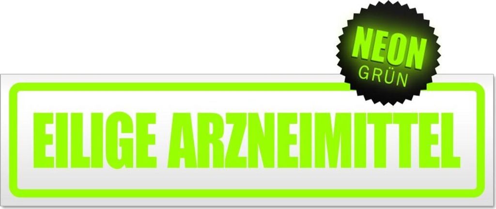 Eilige Arzneimittel Magnetschild Schild magnetisch
