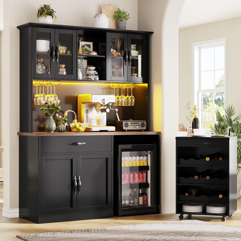 Mobile da cucina Flieks con carrello, mobile alto con Immagine del prodotto 