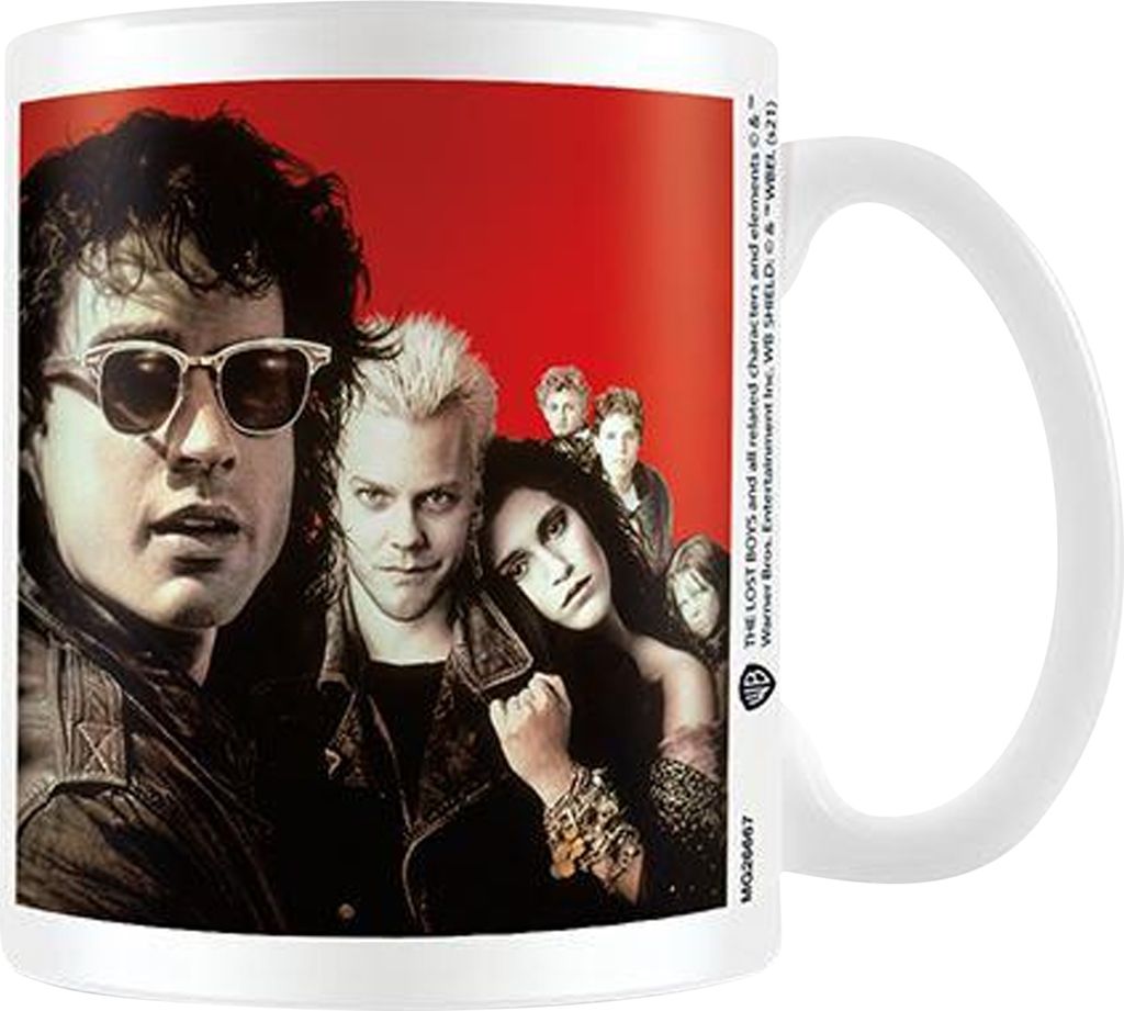 The Lost Boys - Kaffeebecher "Cult Classic" PM2443 (Einheitsgröße) (Weiß/Blutrot/Schwarz)