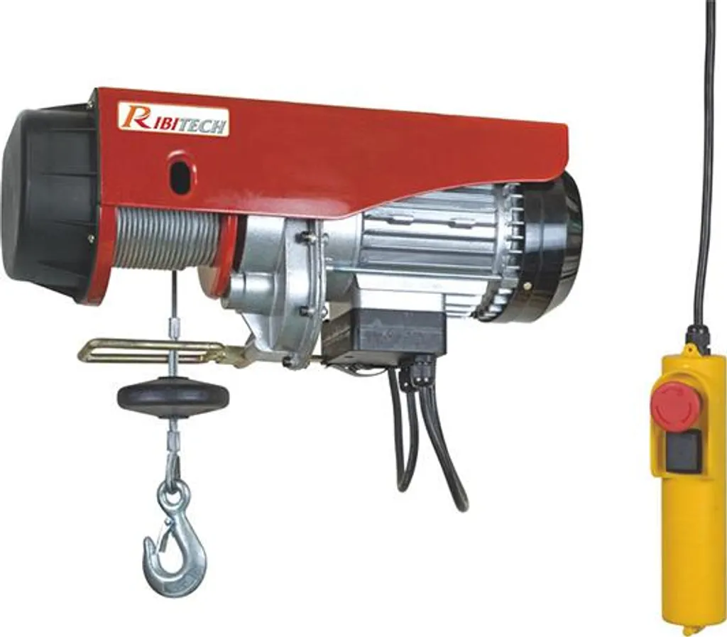 Palan Électrique Ribimex PE200/400C de 18kg pour Chantier et Garage