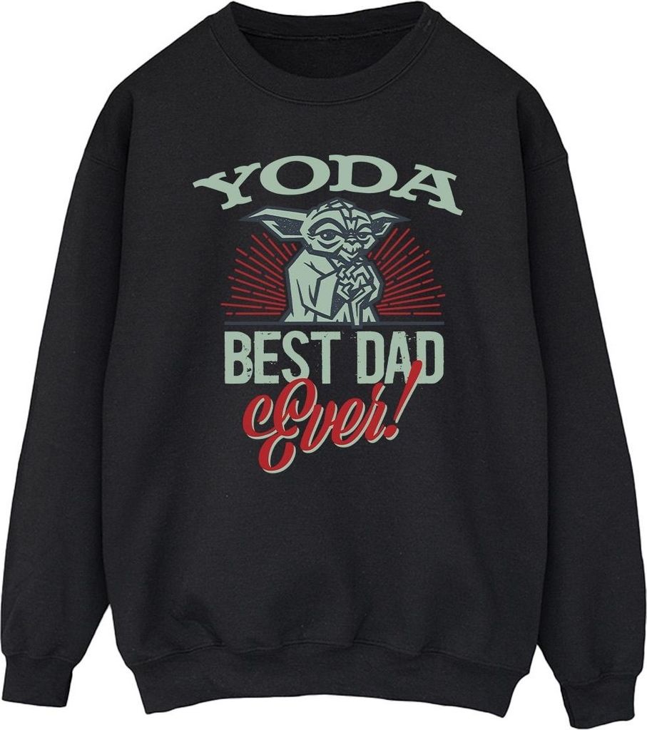Star Wars - "Mandalorian Dad" Sweatshirt für Herren BI46751 (XXL) (Schwarz)