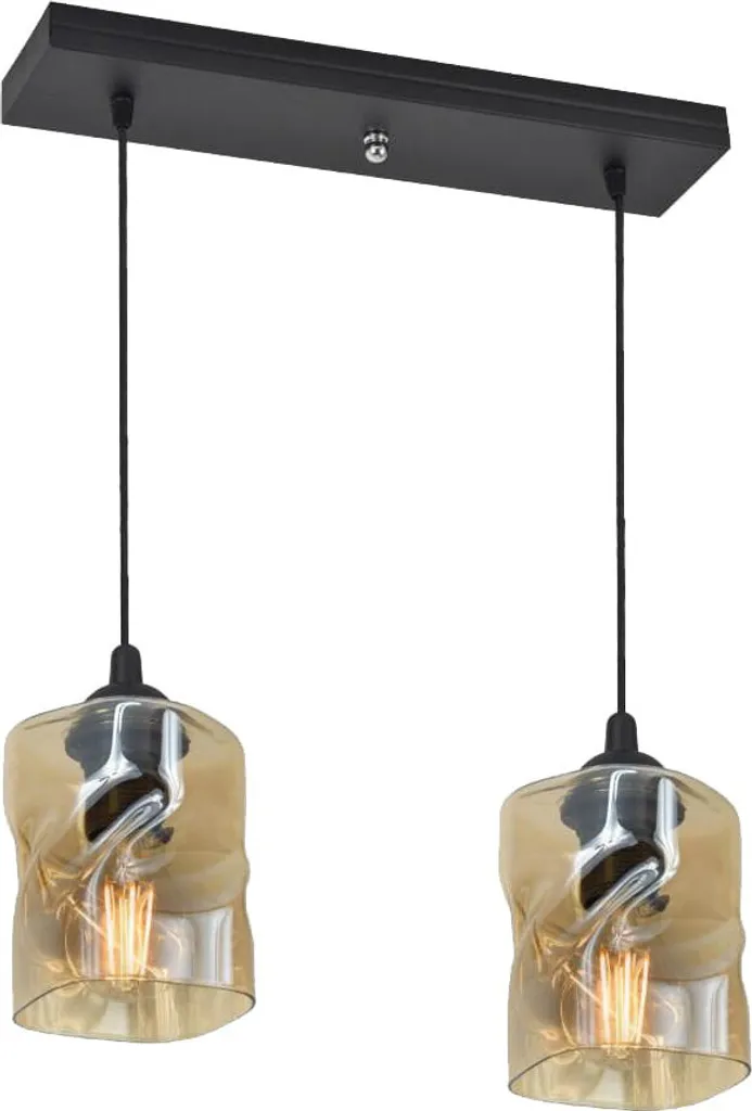 Éclairage suspendu FELIS 2x60W idéal pour illuminer la salle à manger