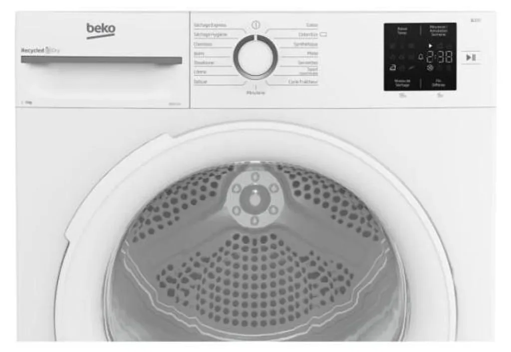 Sèche-linge Pompe à Chaleur Beko 7kg 15 programmes 64dB A++ Blanc - 6