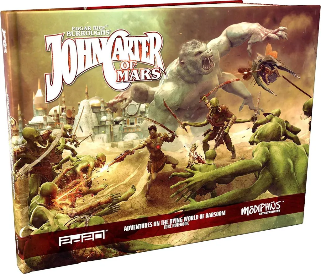 John Carter of Mars Core Rulebook Jeu de Rôle de Table Edition Anglaise