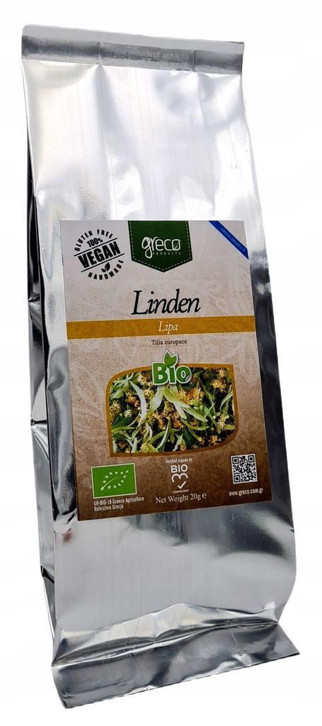 Greco Linde Tilia Europaea 20g Ökologisch Getrocknete Blüten Natürlicher Kräuteraufguss