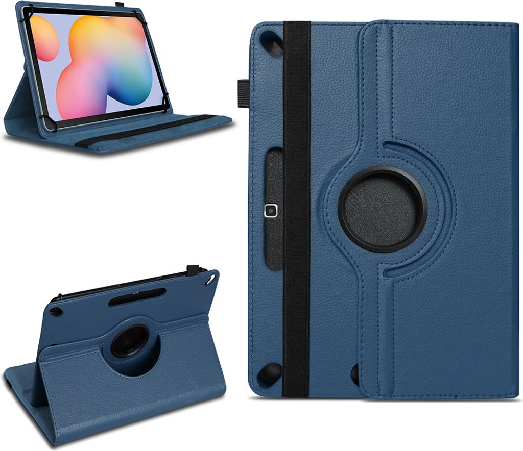 Tablet Tasche kompatibel für Samsung Galaxy Tab S6 Lite Hülle Schutzhülle CaseFarben:Blau