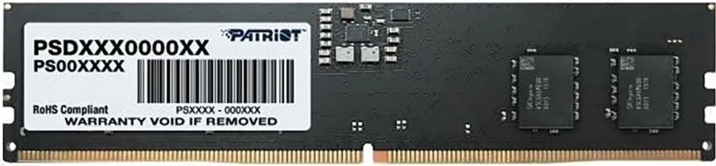 Barrette de RAM DDR5 16 Go Patriot Signature 5600 MHz pour PC Fixe et Gaming