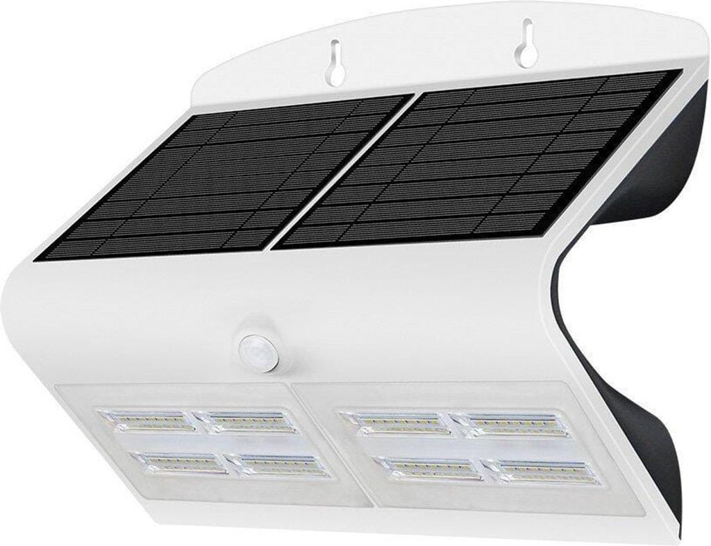 Kinkiet solarny LED z czujnikiem ruchu 767 biały 6,8W Zdjęcie produktu 