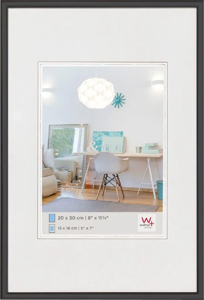 Walther Telaio in plastica New Lifestyle 59,4x84,1 cm nero DIN A1