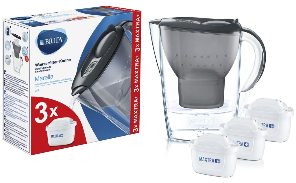 Brita Startpakket Marella, grafietkleur, inclusief 3 Productafbeelding 