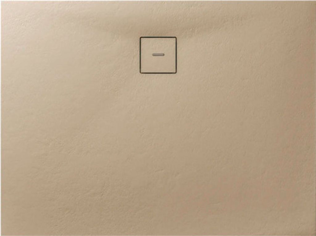 Duschwanne Mineralguss BREUER Modern Line Steinoptik Sandstein 100 x 140 cm