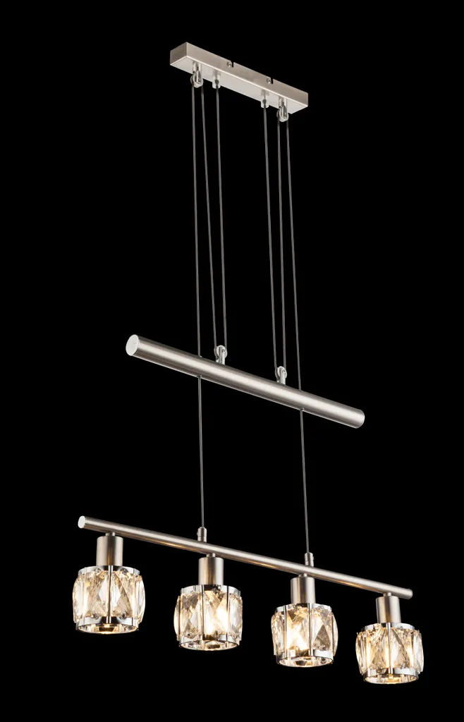 Globo Kris Lampadario Argento Cristallo 60cm - Trend Arredo Casa 2026 - 4