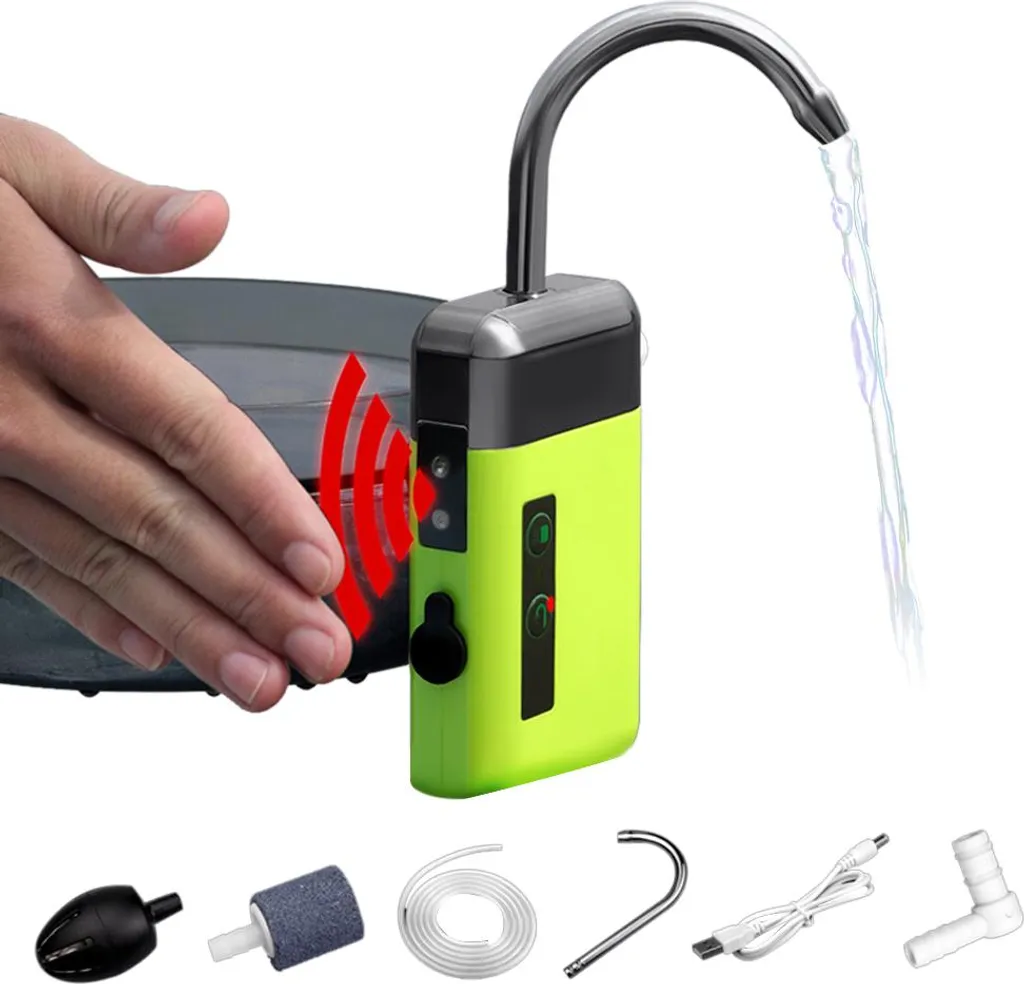 Pompa Acqua Automatica Multifunzione con Sensore per Pesca e Acquario