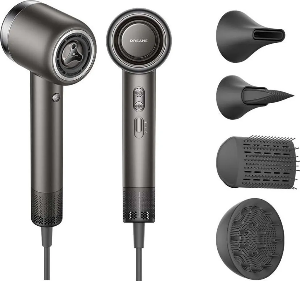 Dreame Gusto Sèche-Cheveux Ionique 110000 RPM 2000W Gris Anthracite