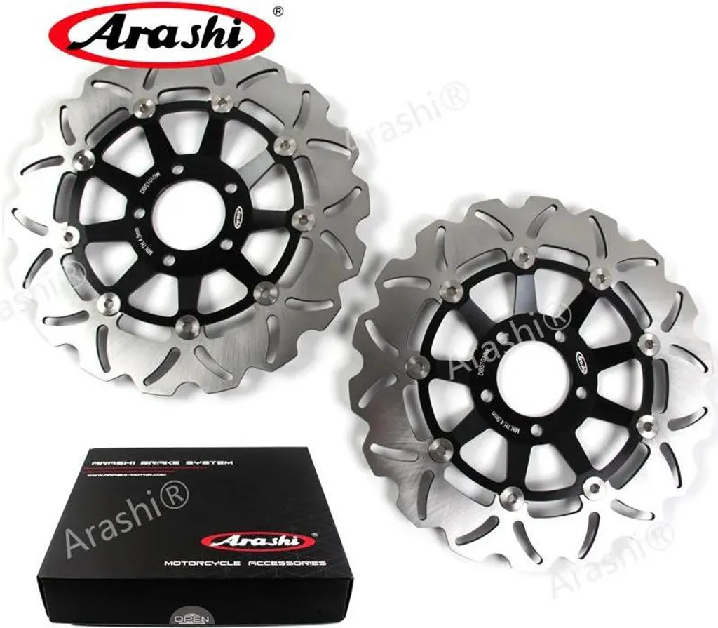 Paire de disques de frein flottants CNC noirs compatibles SUZUKI 310mm