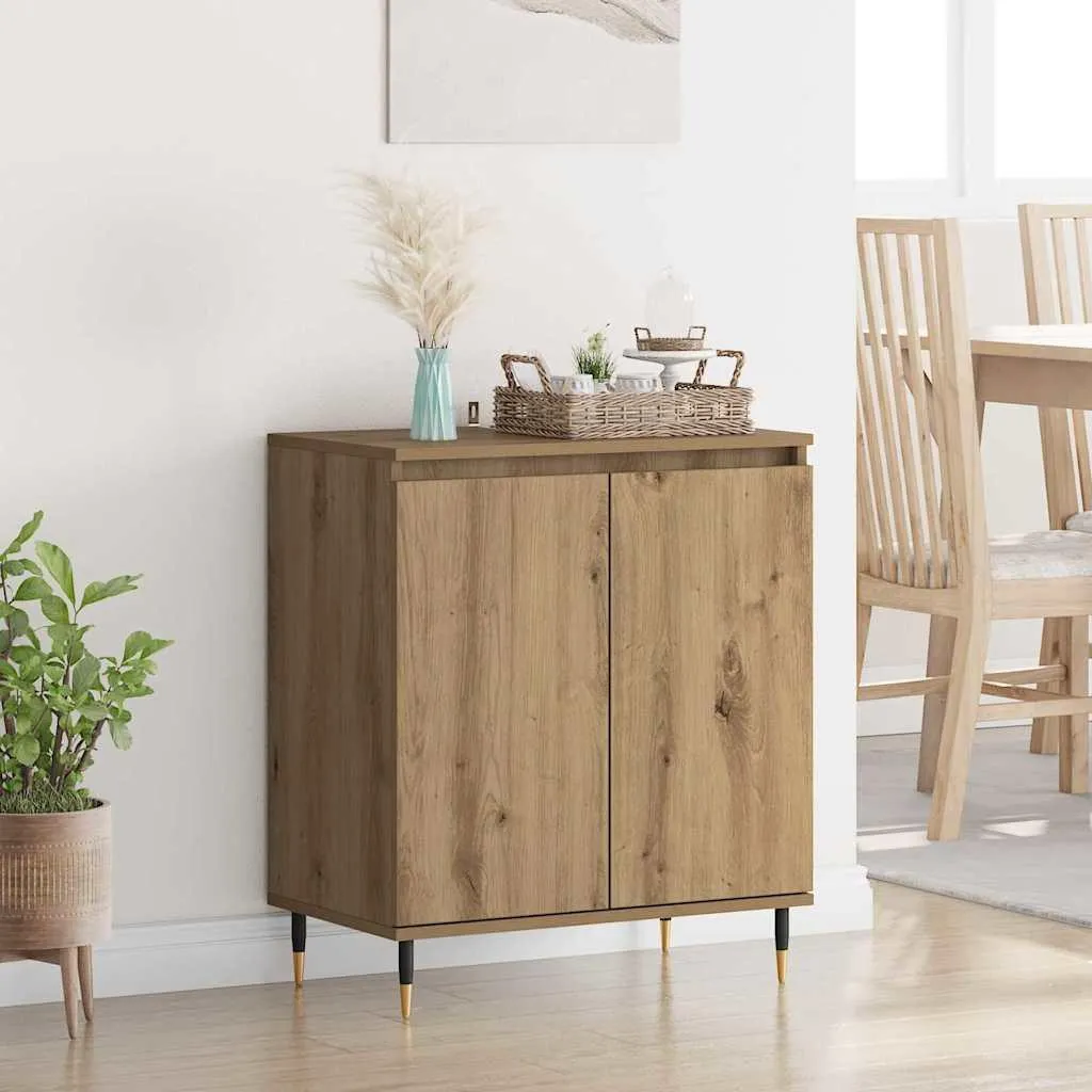 vidaXL Credenza 60x35x70 Rovere Artisan | Mobiletto Salvaspazio Casa