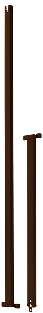 Stangenset WINTECTO ONE FOS550,FOS650 118/118cm Plastikhülle/Stahl braun