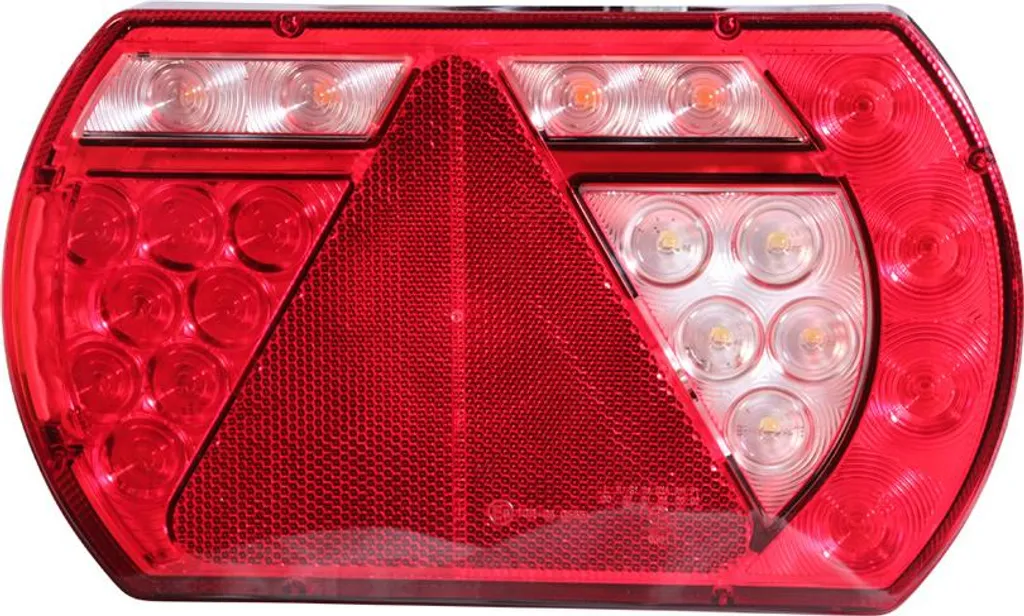 Feu de signalisation LED 236x140x53mm pour châssis de camion et remorque