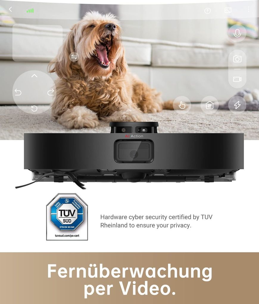 Dreame D10s Pro Staubsauger Roboter 5000Pa Saugkraft Produktbild 4