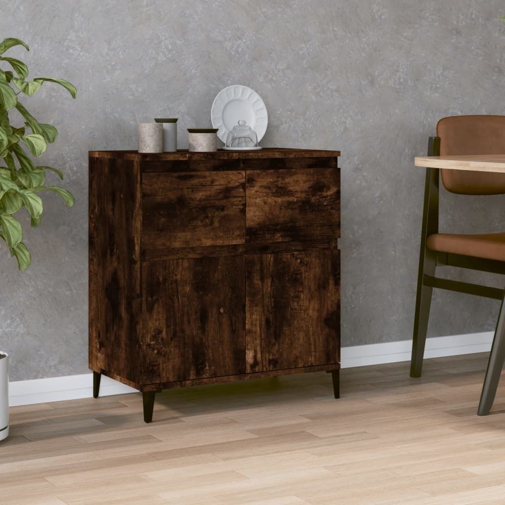 Sideboard Räuchereiche 60x35x70 cm Holzwerkstoff , Kommoden Design 2024