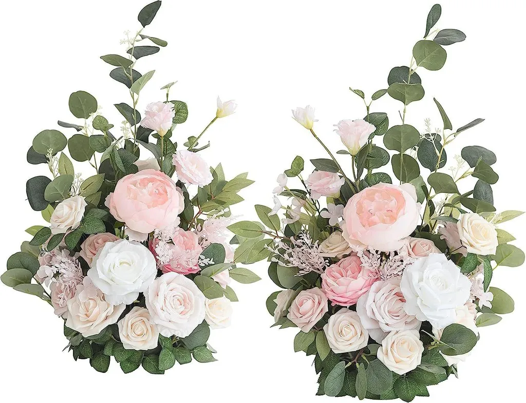 Kit déco fleurs pour arche de mariage, fête et décoration de cheminée