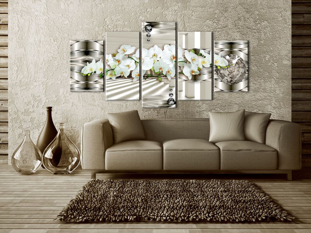 Tableau Impression Sur Toile Intissé - Modèle K-A-0022-b-n - Murando - Neuf