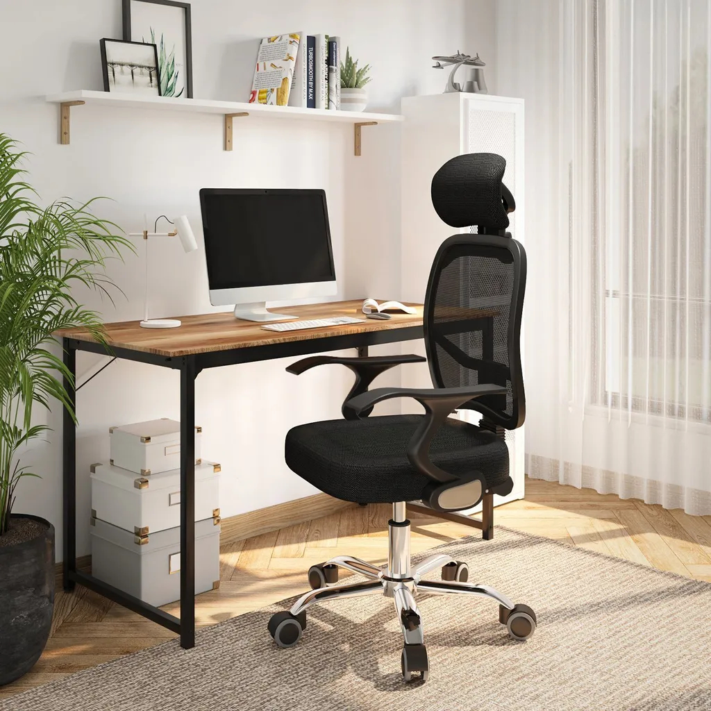 Fauteuil de Bureau Ergonomique Réglable et Pivotant pour Ordinateur - 5