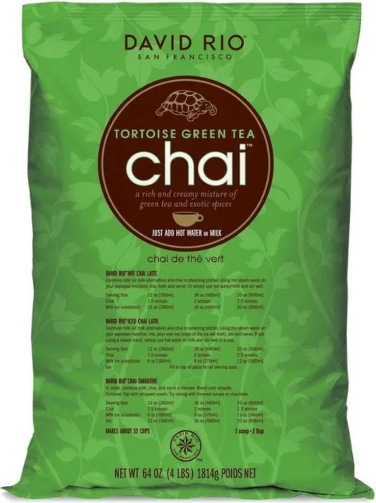 David Rio Tortoise Grüner Tee Chai 1814g Beutel