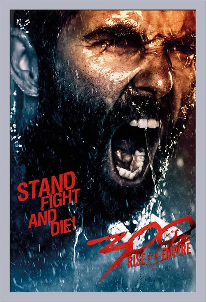 Locandina 300 Rise of an Empire Incorniciata Shinsuke Argento