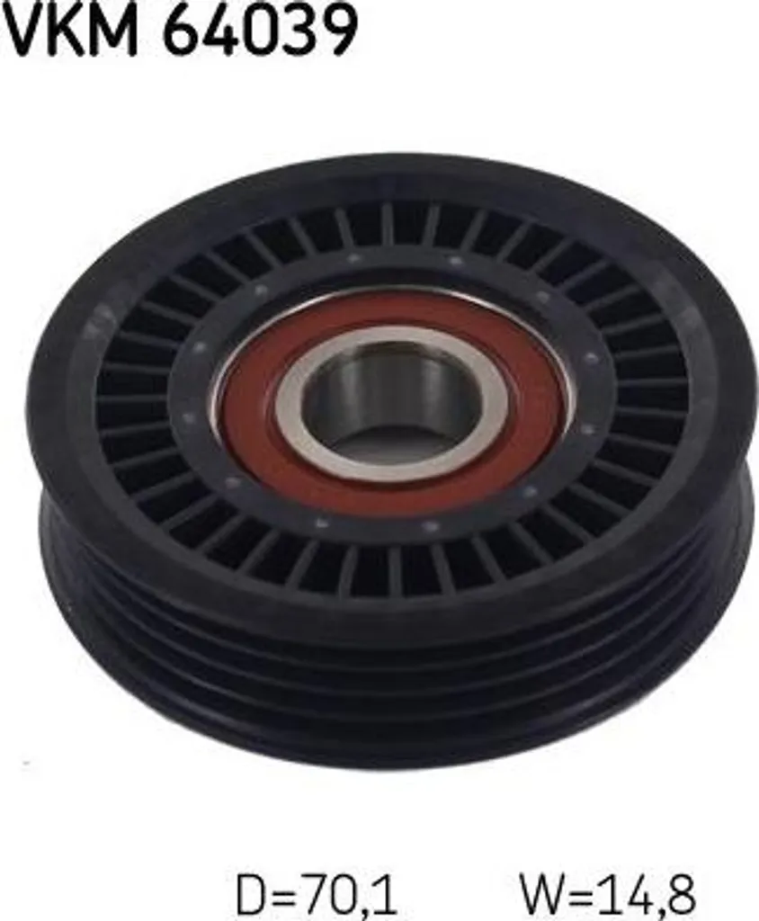 Rouleau de renvoi SKF haute durabilité N3H115940A courroie Mazda